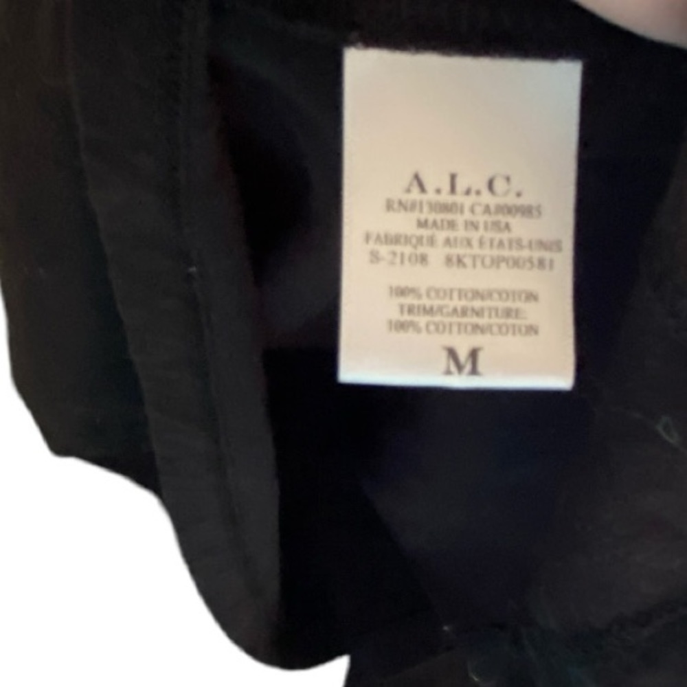 A.L.C.‎ Black Shirt - Picture 5 of 5